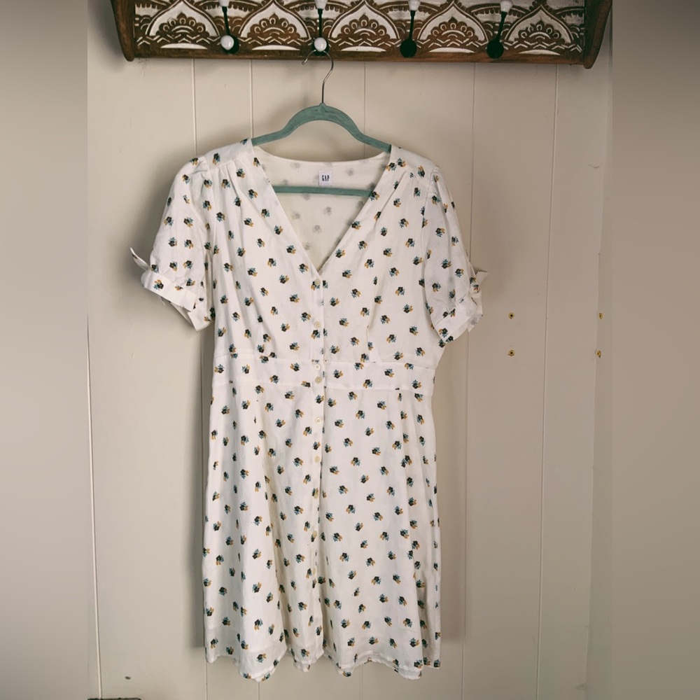 GAP Tie Sleeve Floral Summer Dress